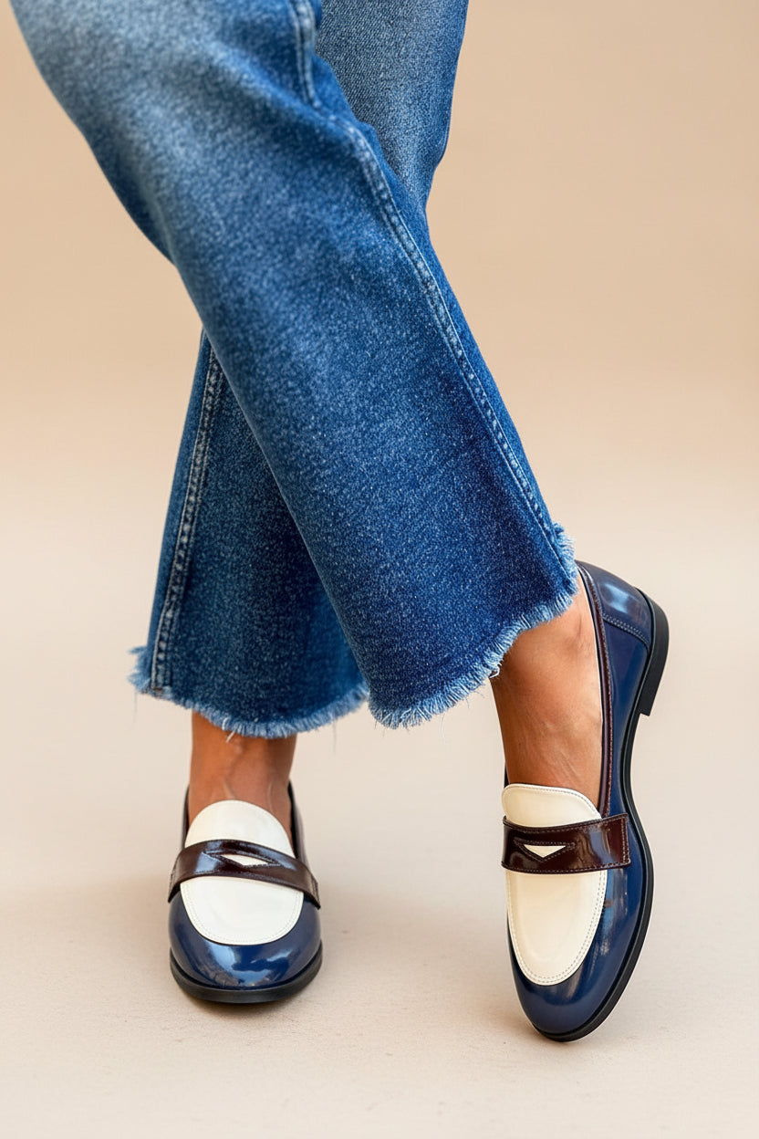 Mocasín Odette Charol