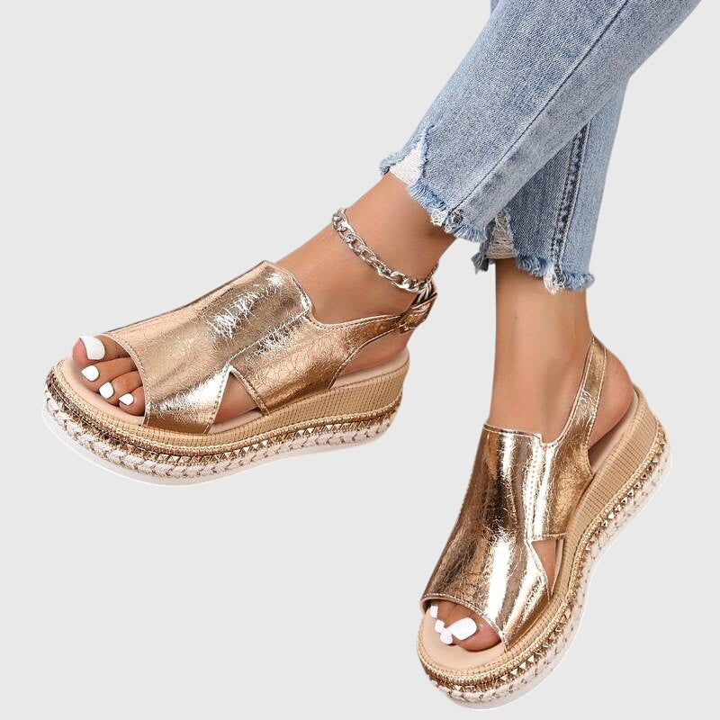 Sandalia Capri Lumière Platform