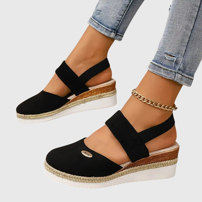 Sandalia Cuña Textil