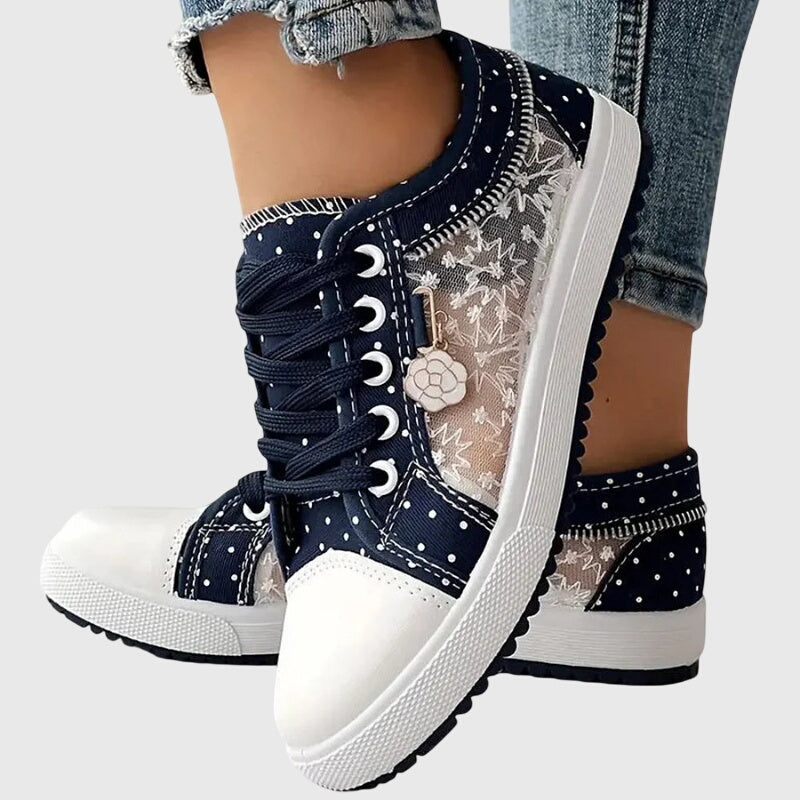 Zapatillas Flor Traslúcida