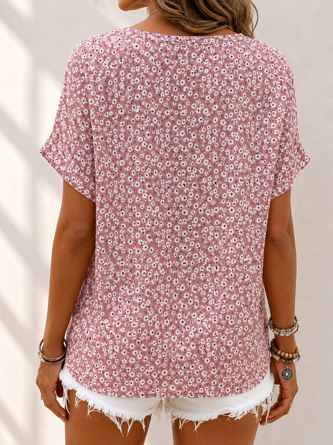 Camisa Carmen Florecida