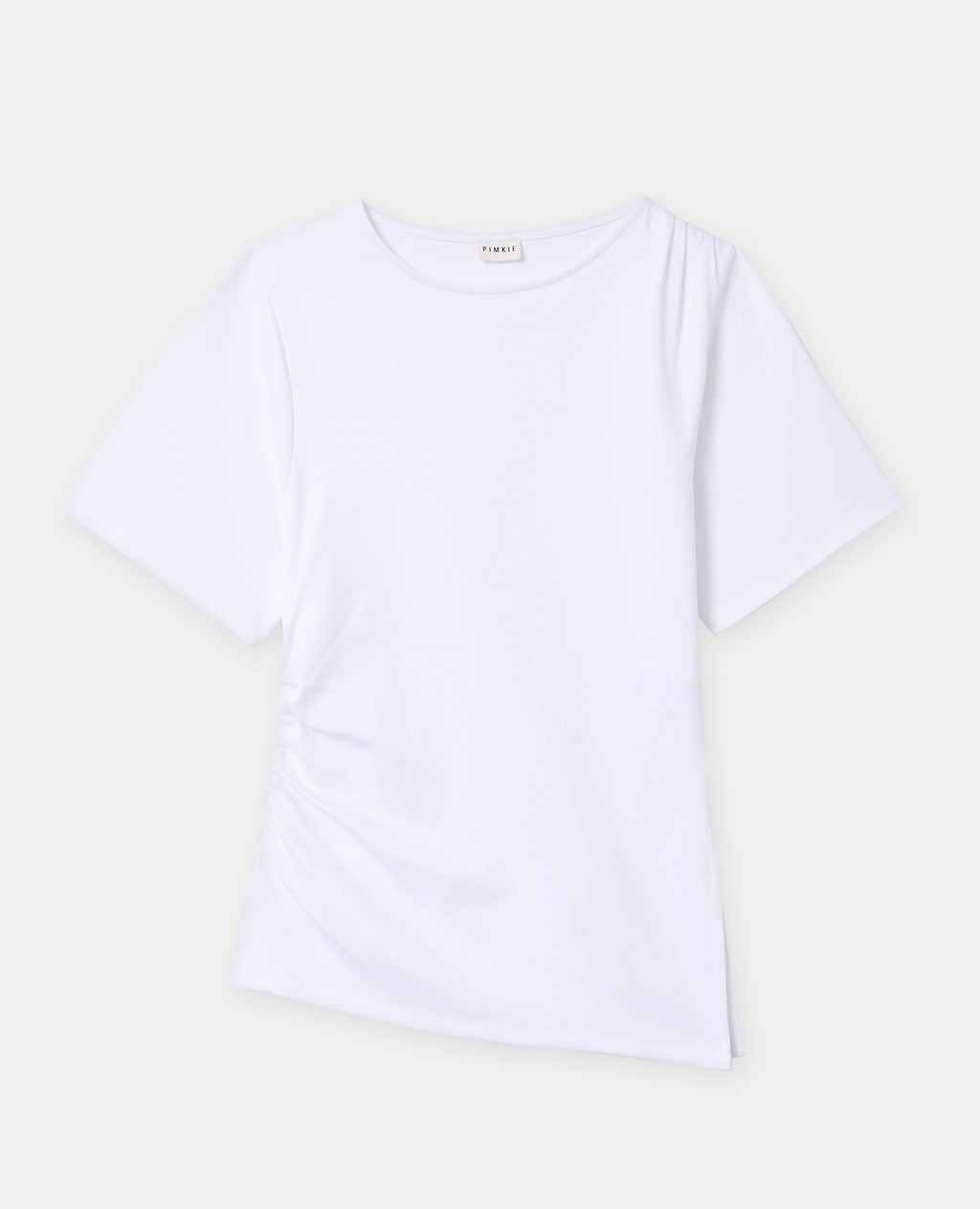 Camiseta Blanca Drapeada