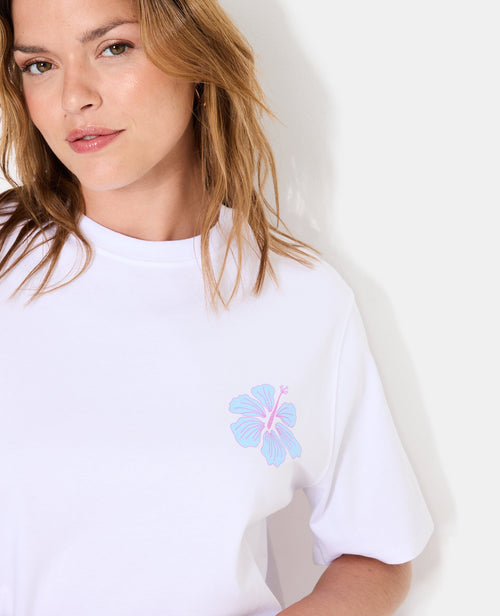Camiseta Coral Oversize