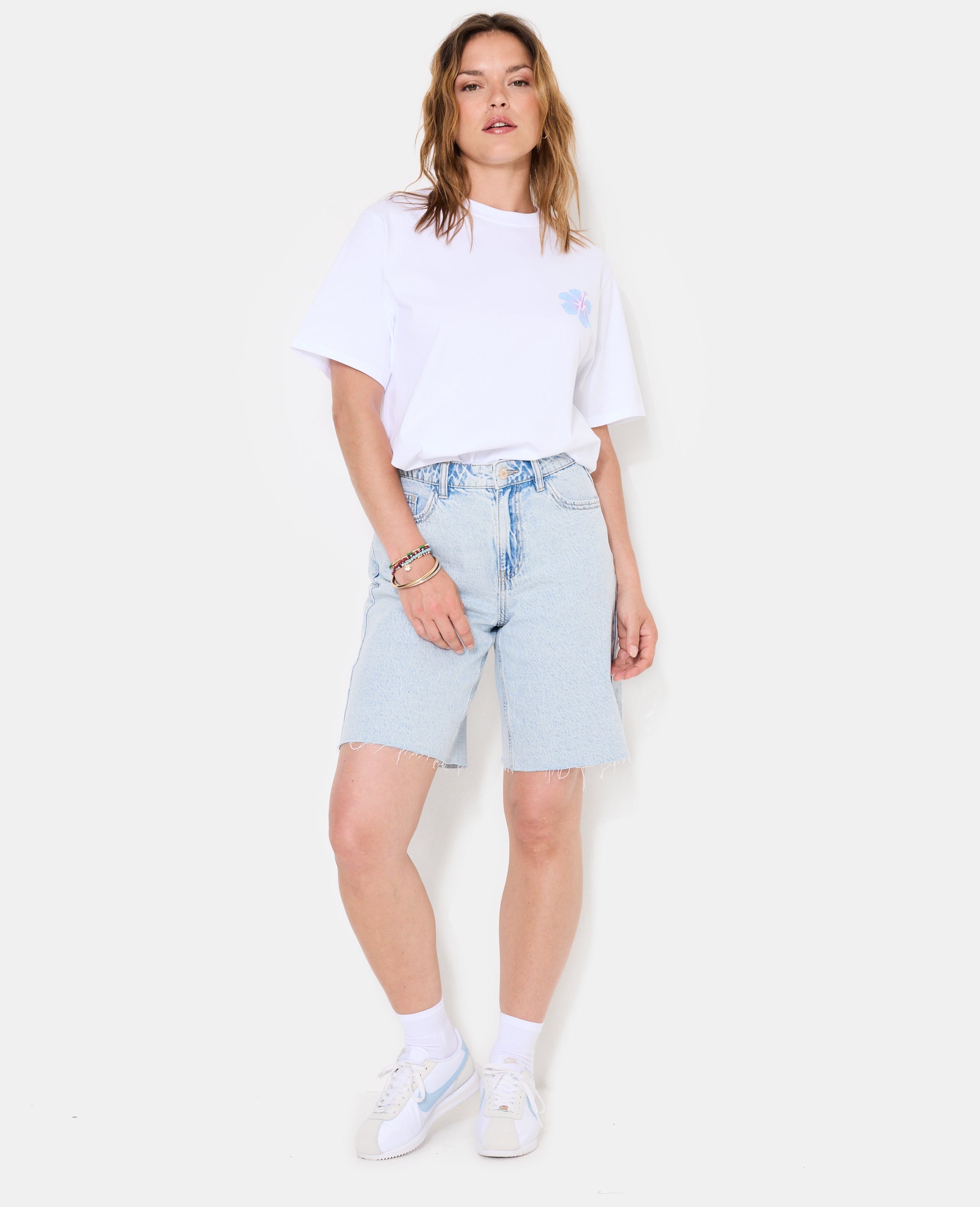 Camiseta Coral Oversize