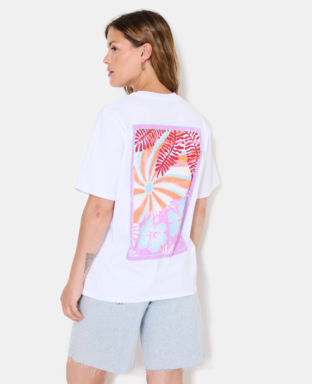 Camiseta Coral Oversize