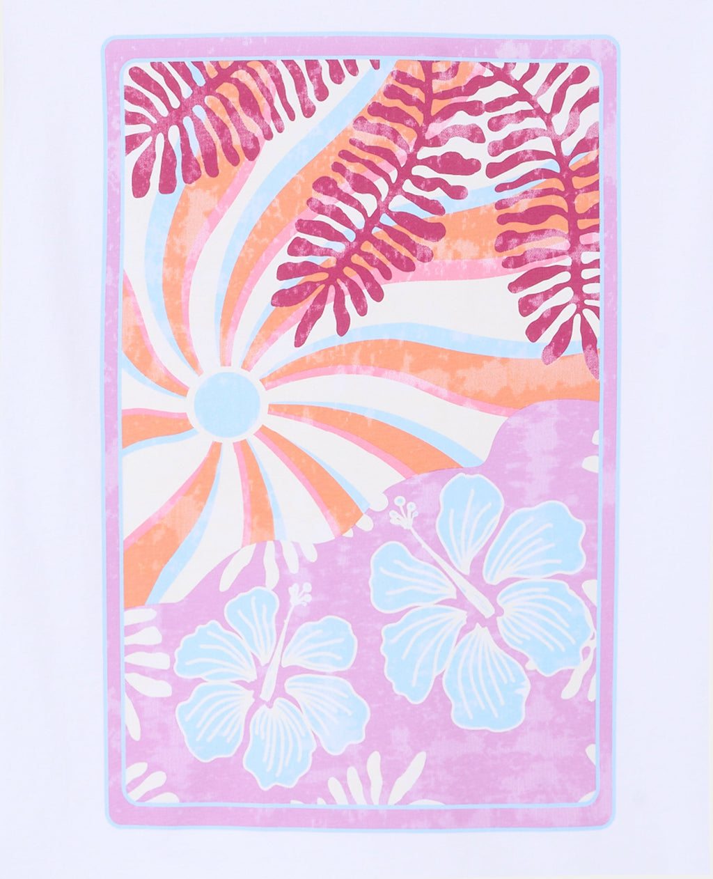 Camiseta Coral Oversize