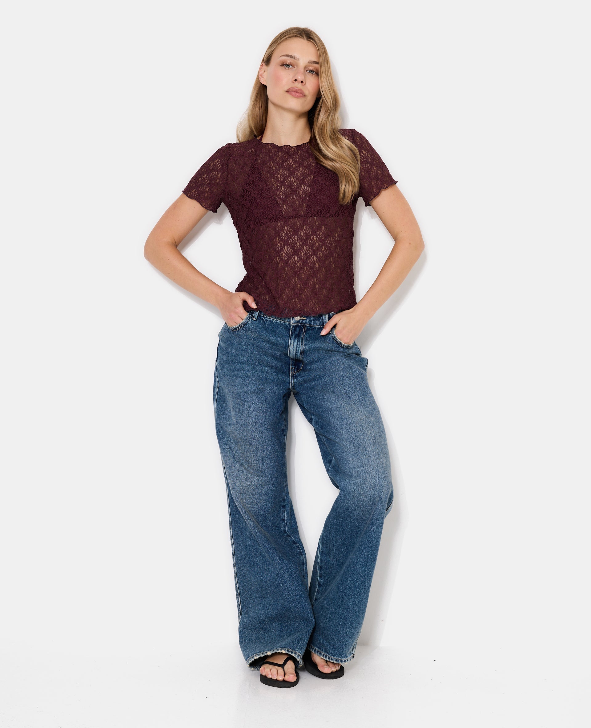 Camiseta Nora Encaje
