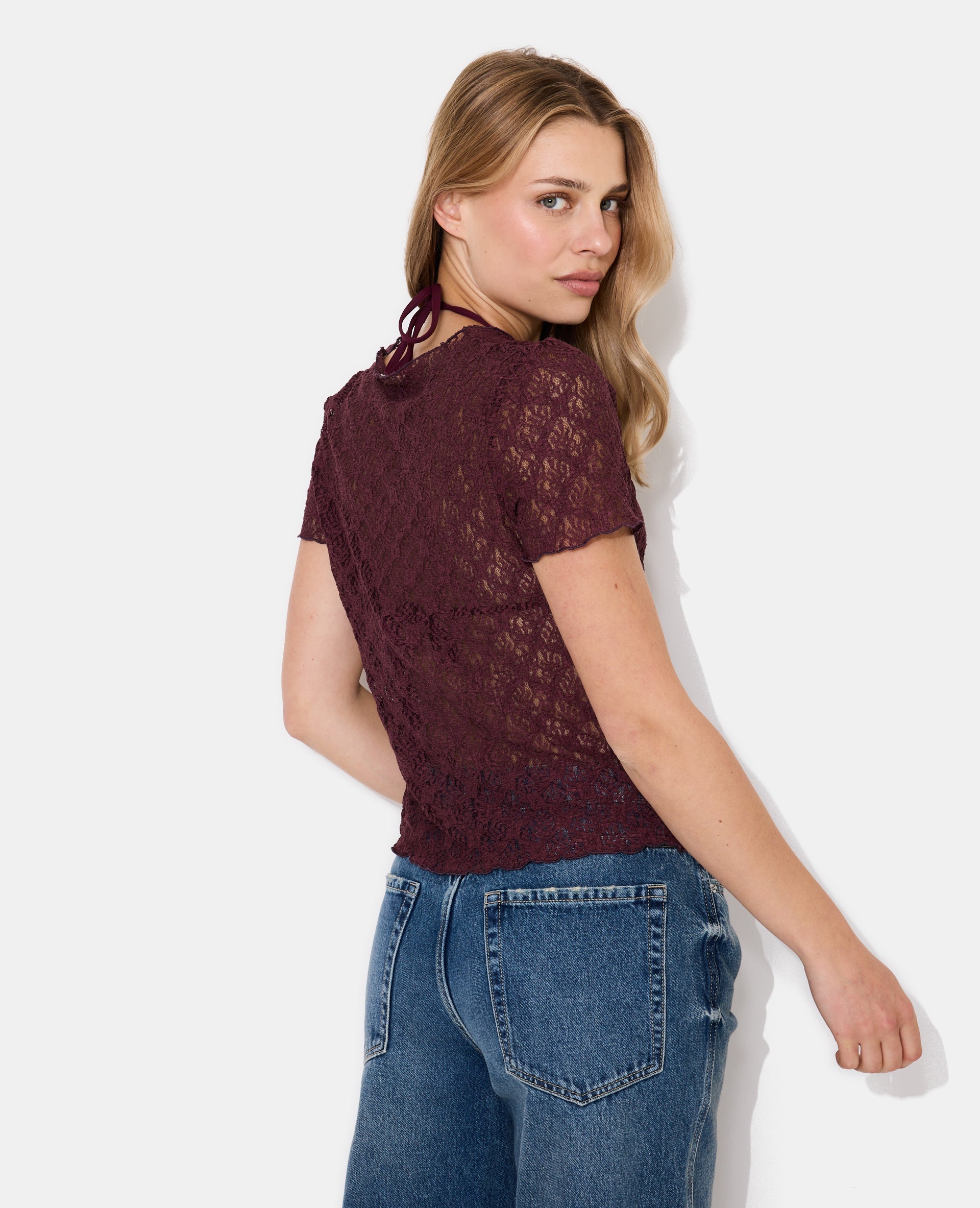 Camiseta Nora Encaje