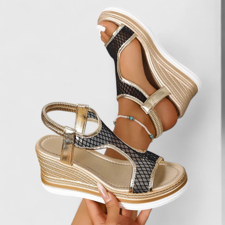 Sandalia Éclat Riviera Platform