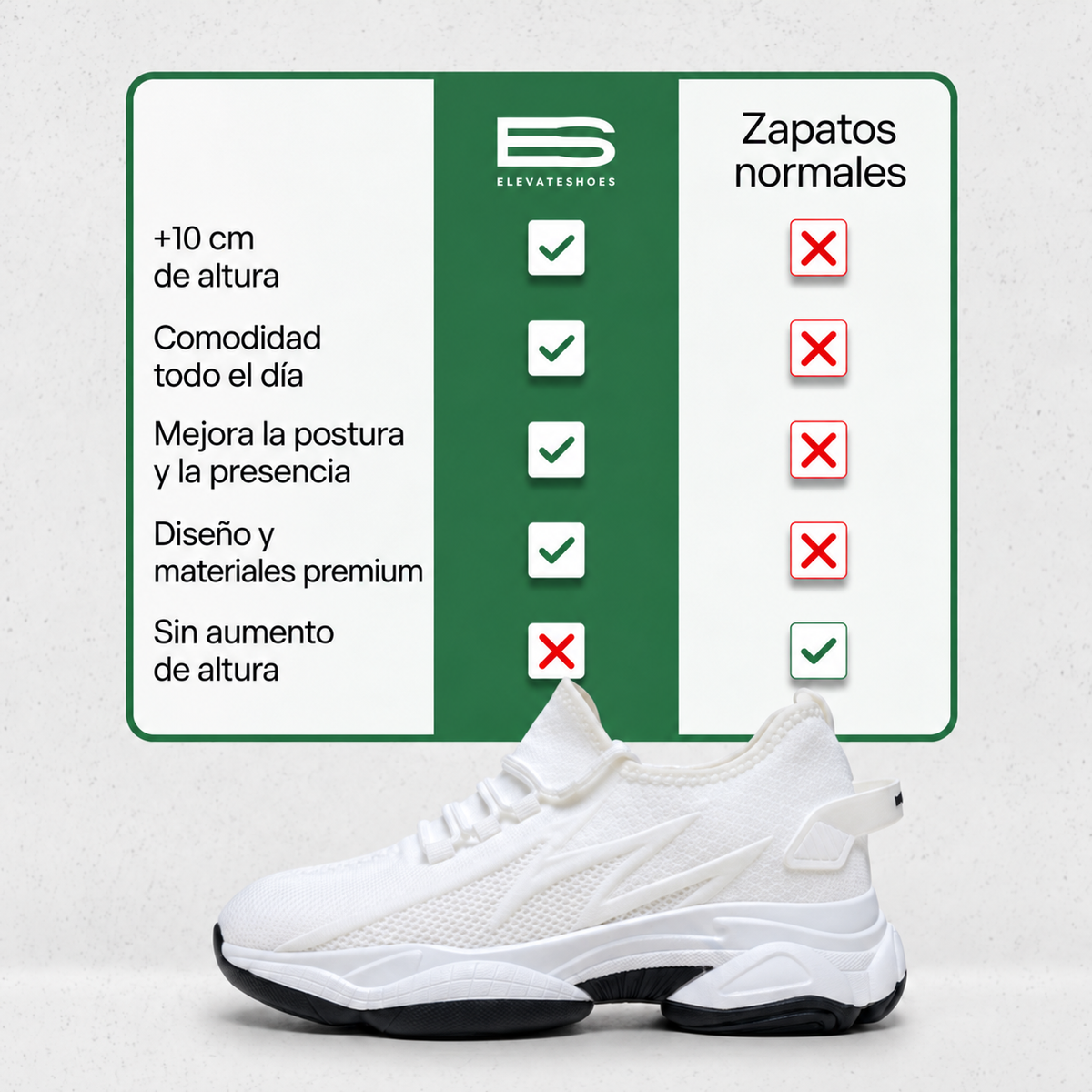 Zapatilla Casandra Altura +10