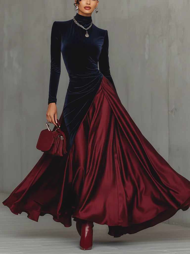 Vestido Sidonia Contraste para mujer