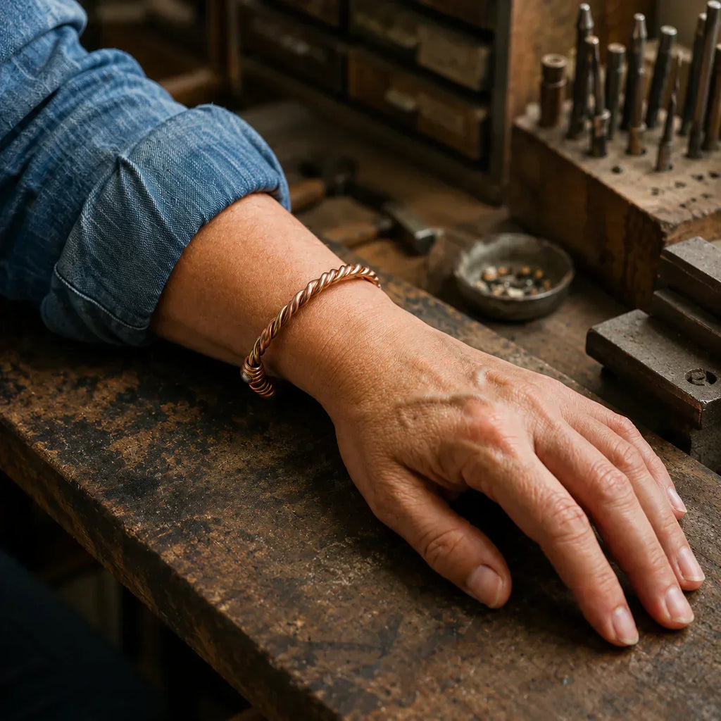 Pulsera Cobre Río - vista 2