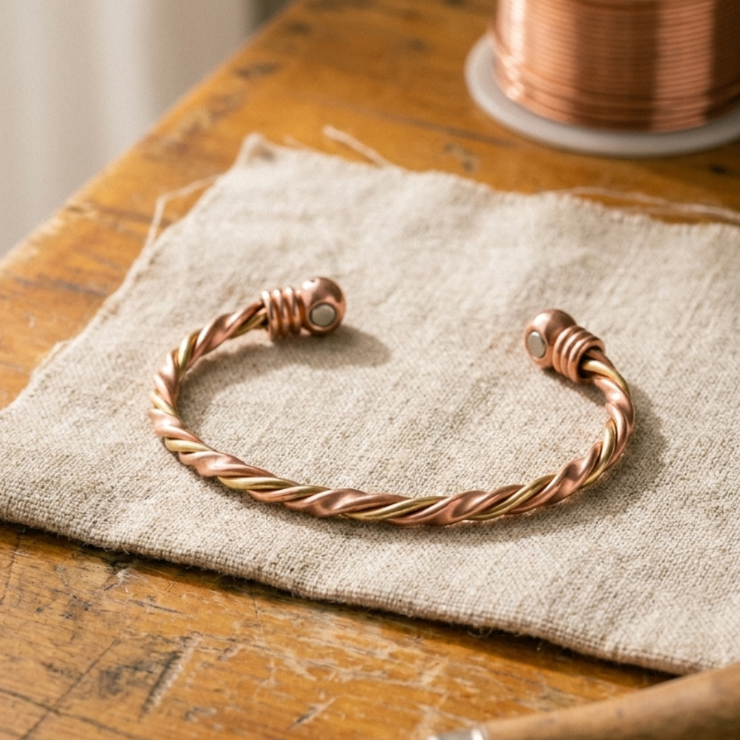 Pulsera Cobre Río para mujer