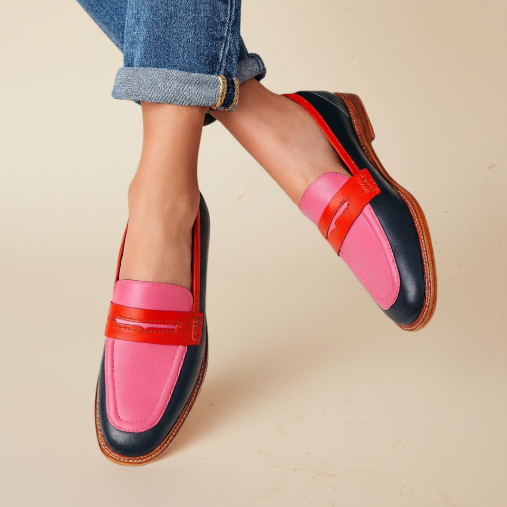 Mocasín Violeta Combinado