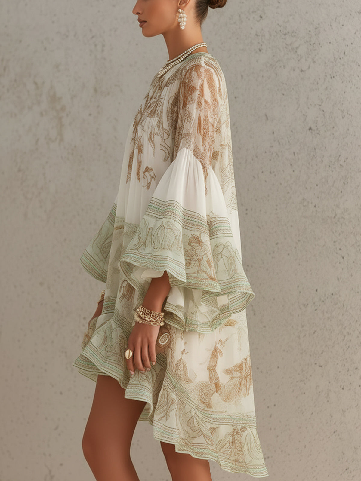 Vestido Fernanda Bizantina