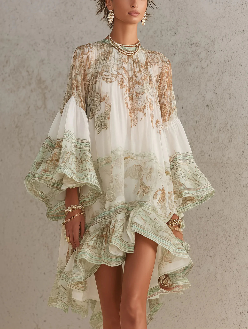 Vestido Fernanda Bizantina