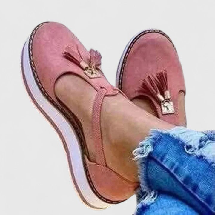 Zapato Borlas Metálicas