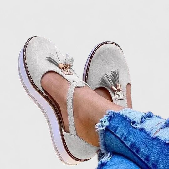 Zapato Borlas Metálicas