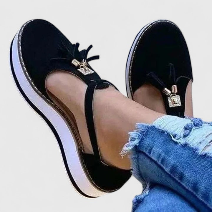 Zapato Borlas Metálicas