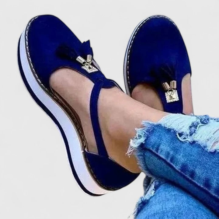 Zapato Borlas Metálicas
