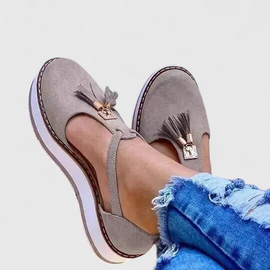 Zapato Borlas Metálicas