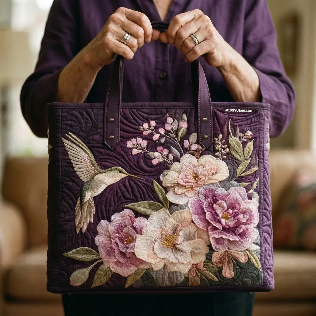 Bolsa Colibrí Orquídea - vista 2