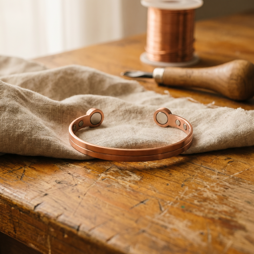 Pulsera Cobre Mecha para mujer