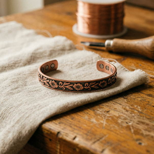 Pulsera Cobre Vid para mujer
