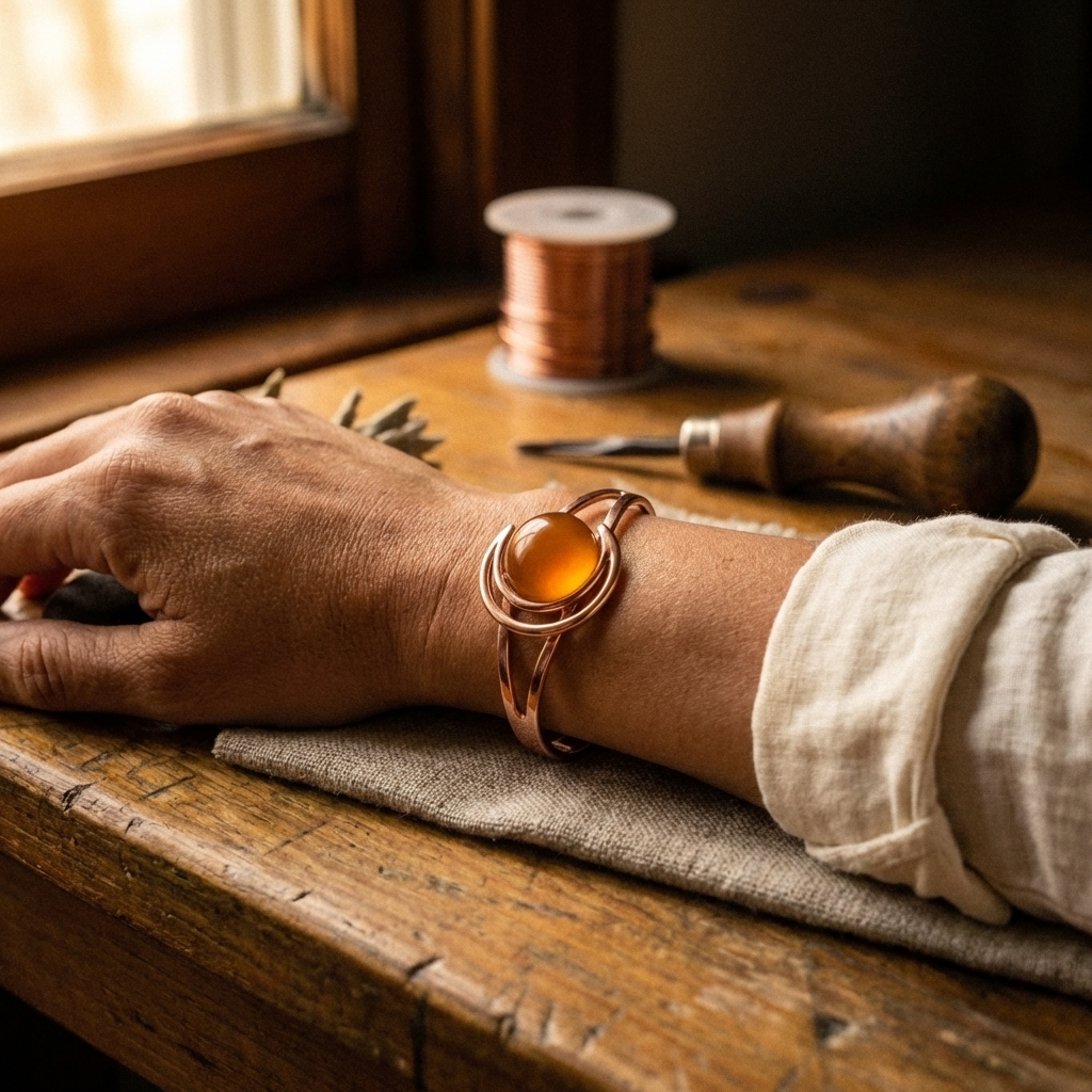 Pulsera Esfera Ámbar - vista 2