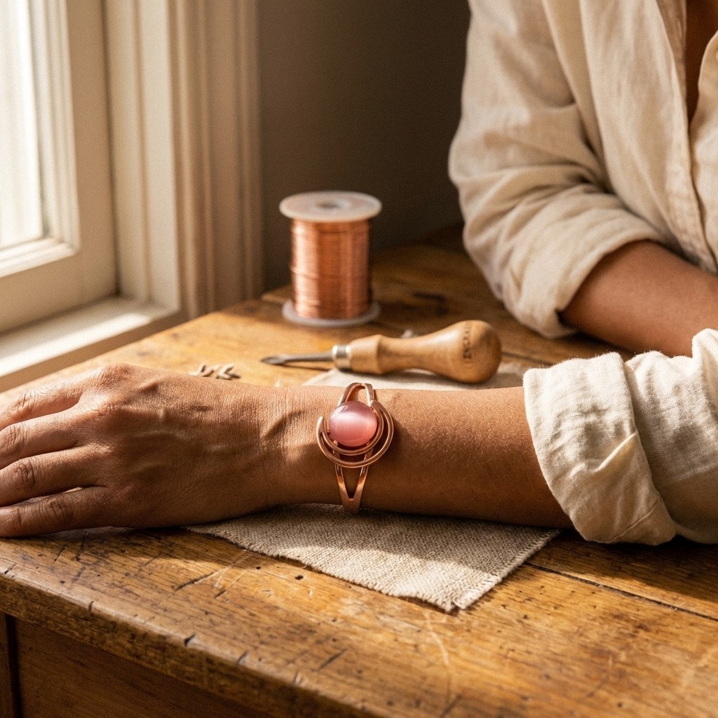 Pulsera Cobre Esfera - vista 2