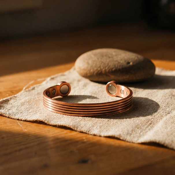 Pulsera Cobre Cresta para mujer