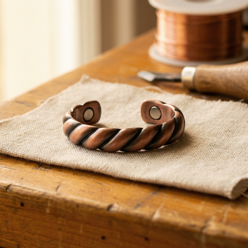 Anillo Cobre Retorcido para mujer