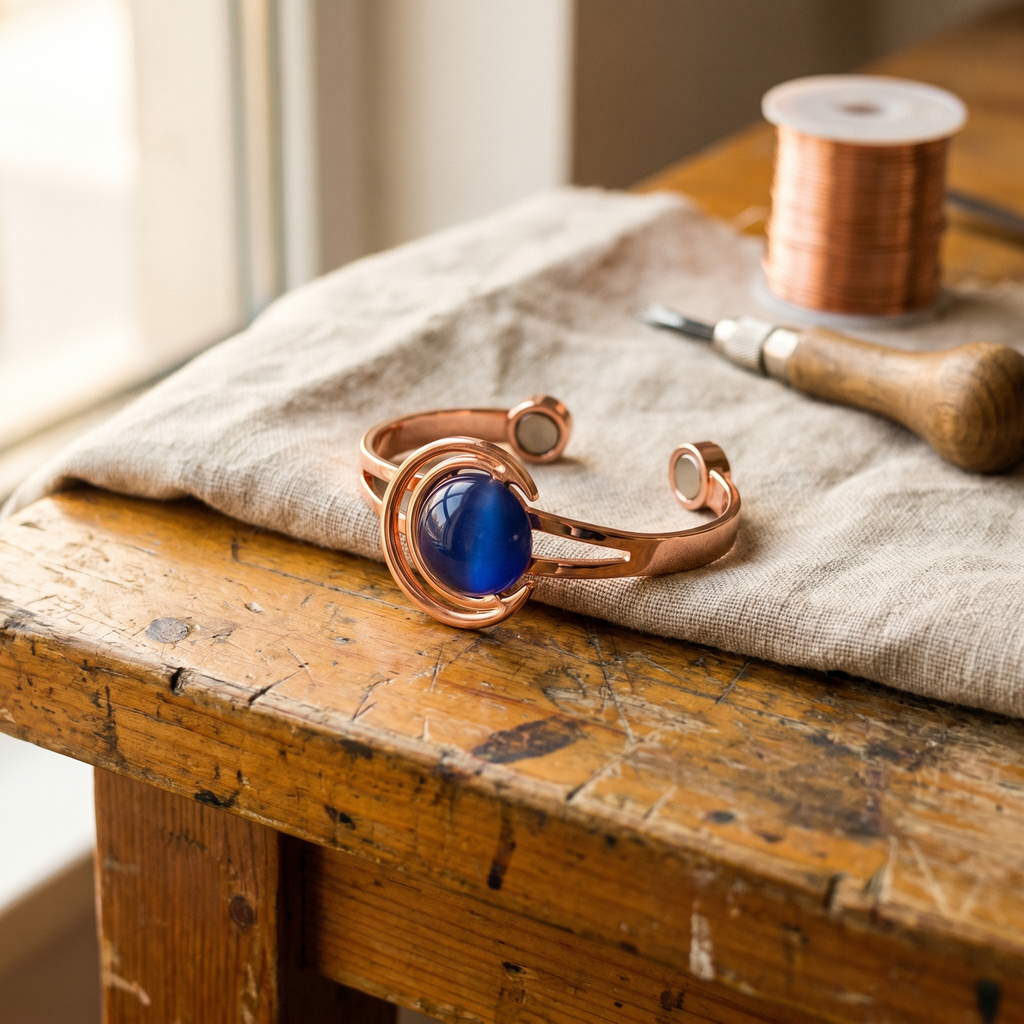 Pulsera Cobre Mirada para mujer