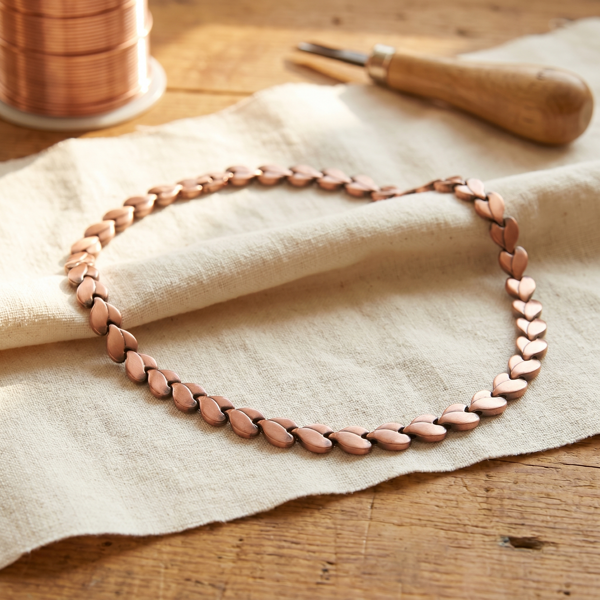 Collar Cobre Zarza para mujer