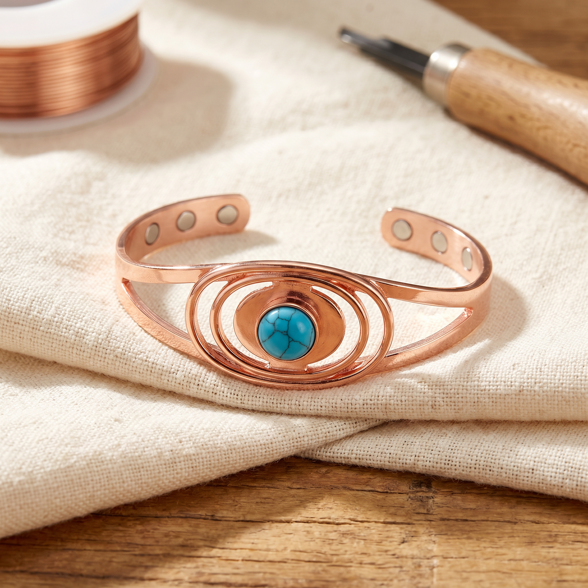 Collar Cobre Turquesa para mujer