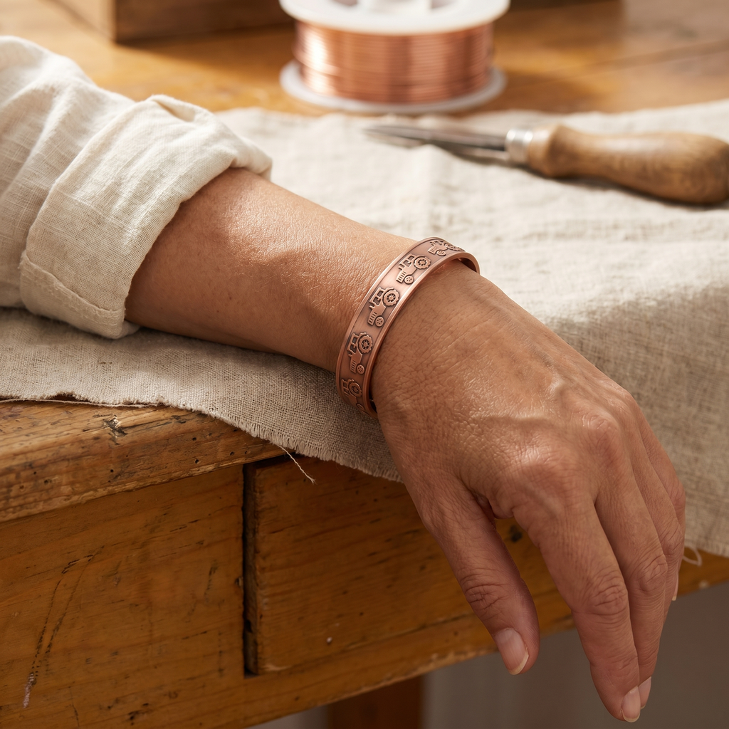 Pulsera Cobre Tierra - vista 2