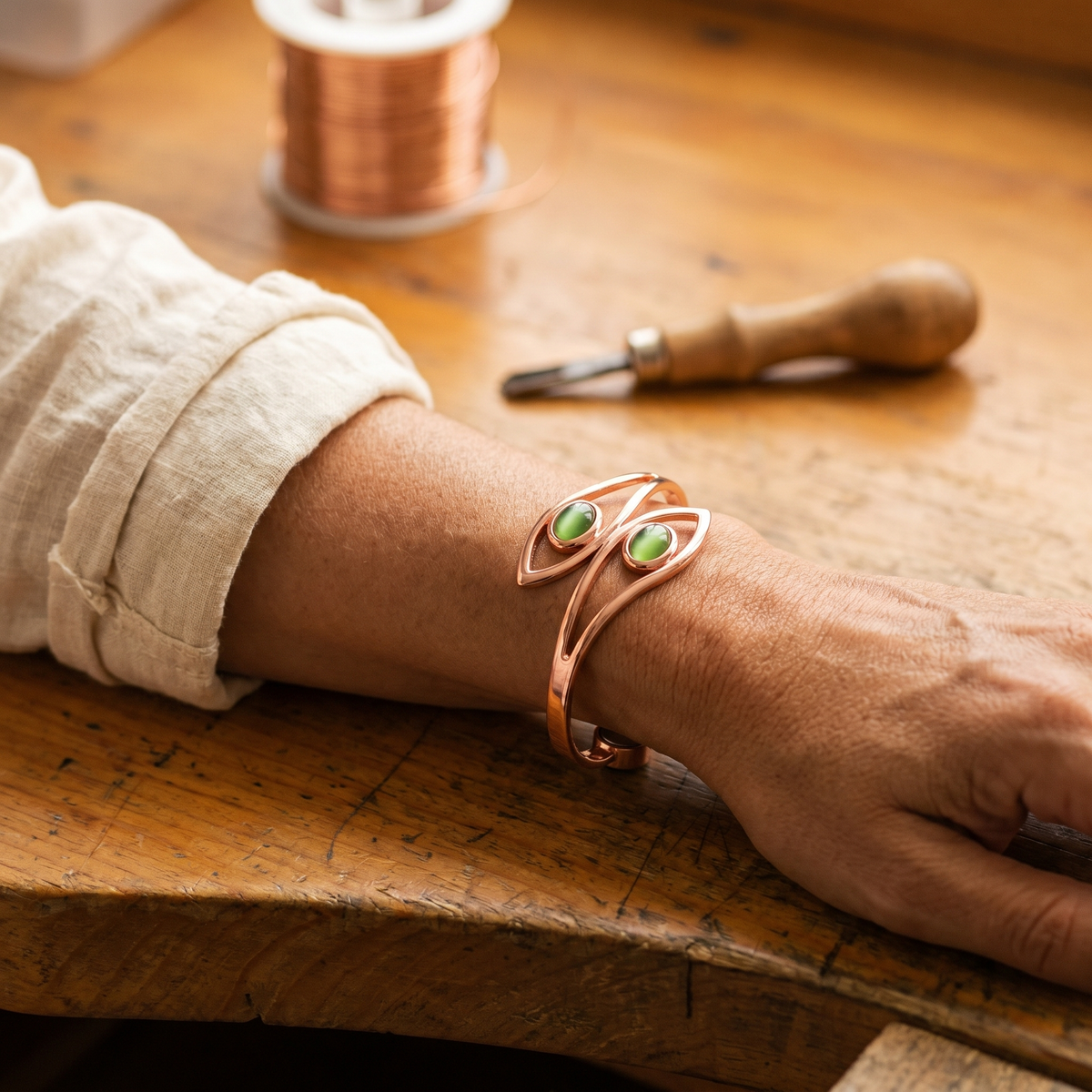 Pulsera Cobre Ópalo - vista 2