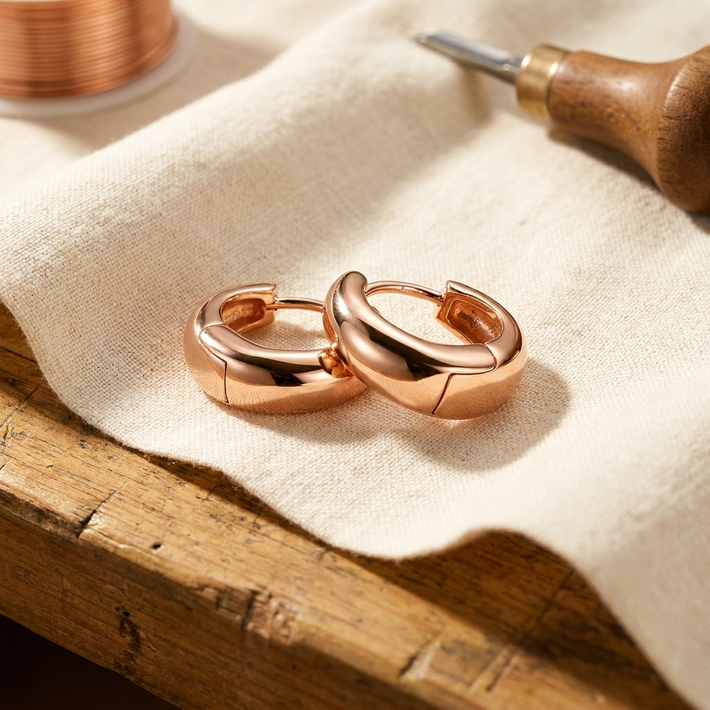 Pendientes Cobre Jilguero para mujer