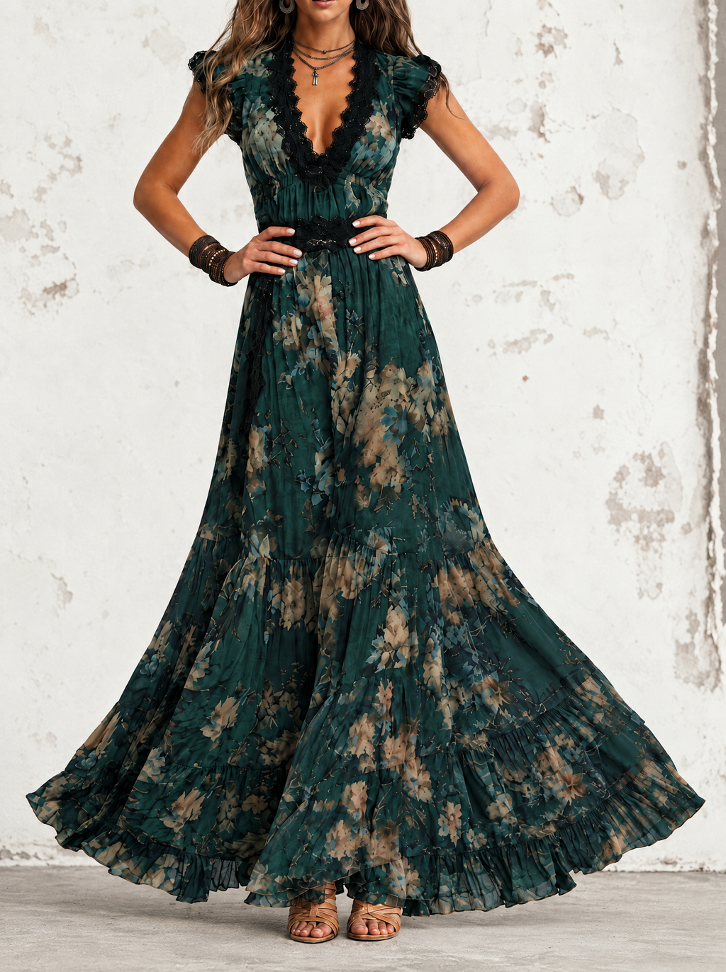 Vestido Ofelia Jardín para mujer