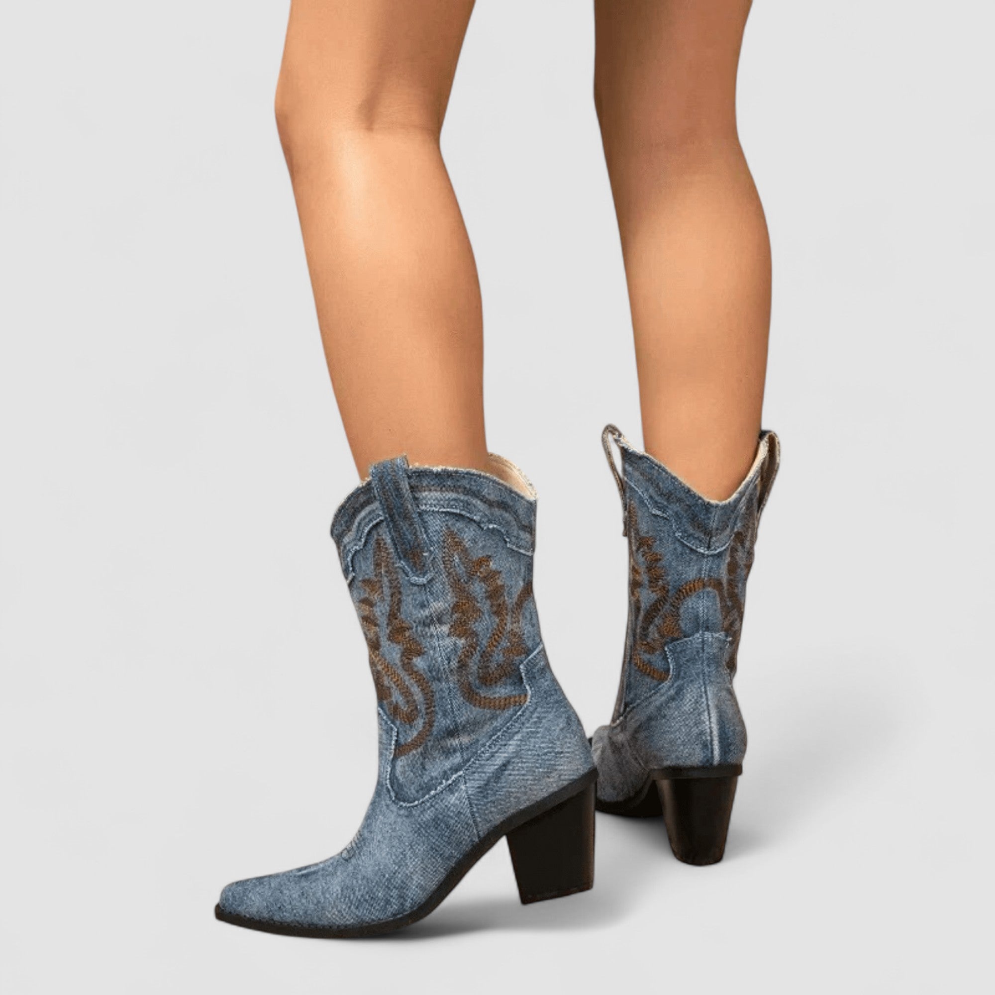 Botín Vaquero Atelier Denim Luxe