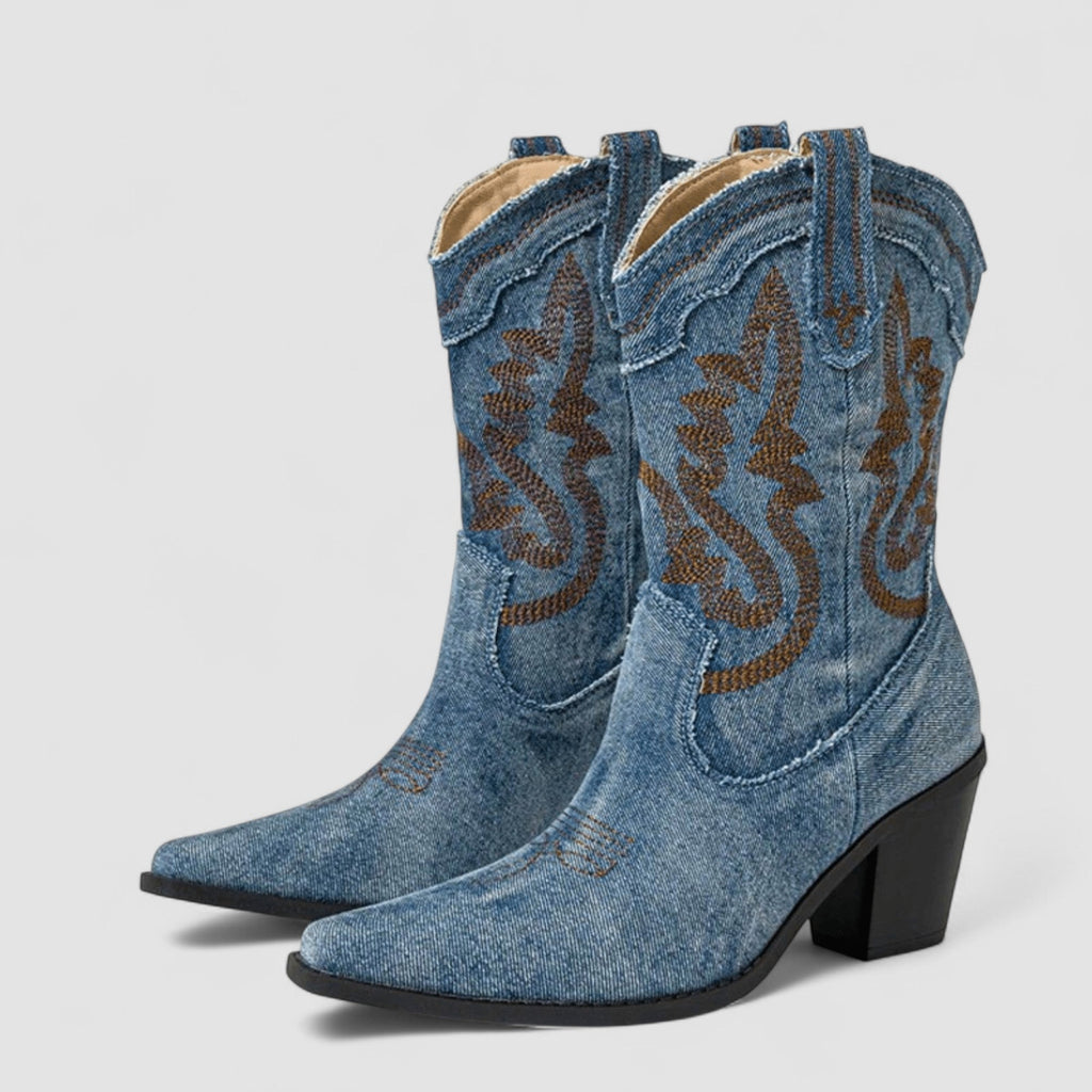 Botín Vaquero Atelier Denim Luxe