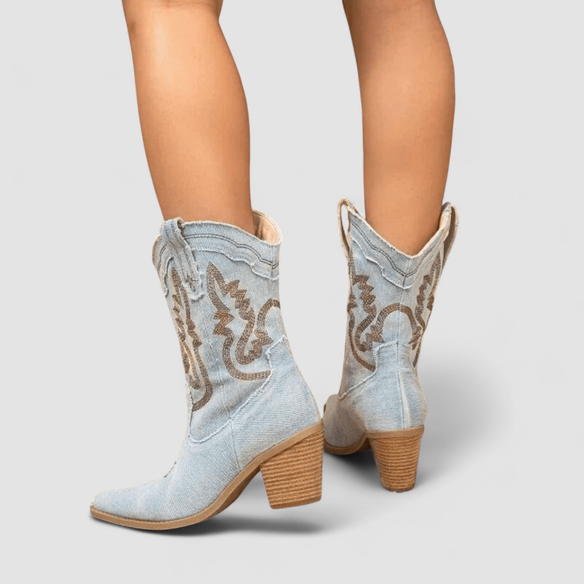 Botín Vaquero Atelier Denim Luxe