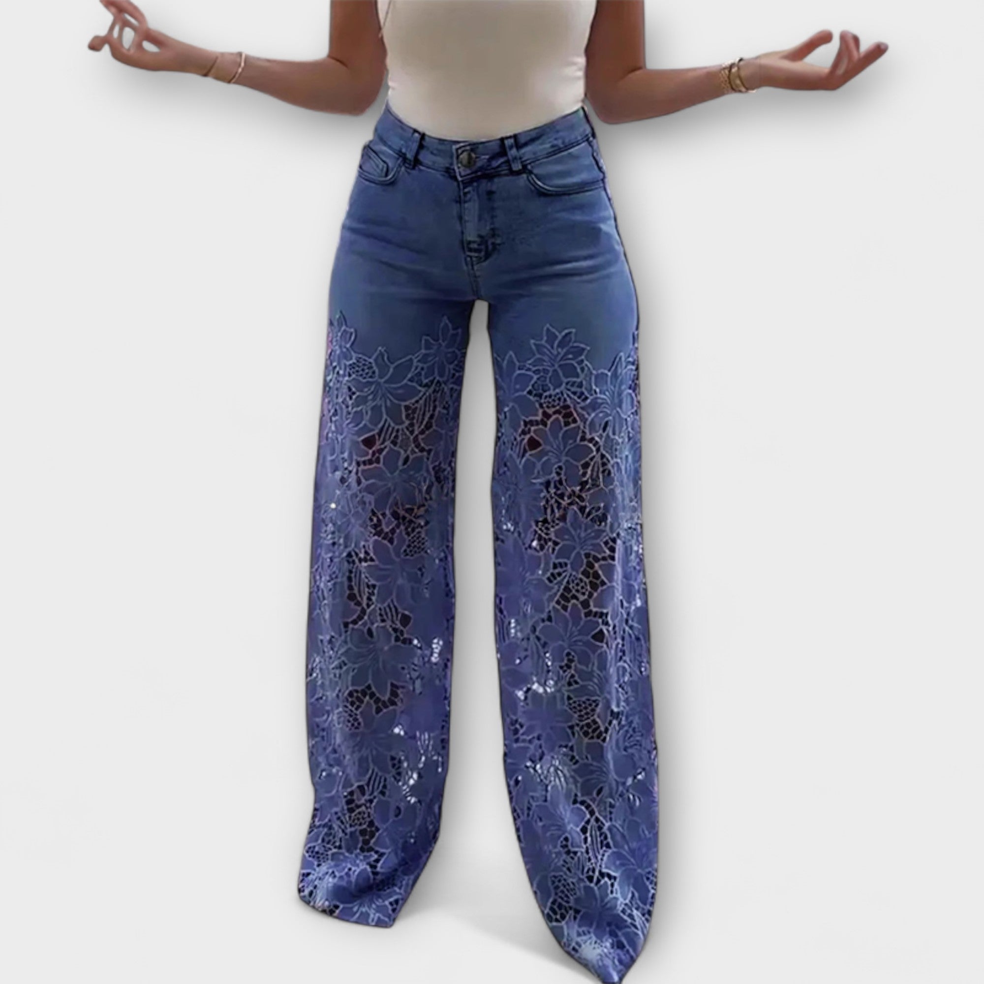 Pantalón Celia Encaje